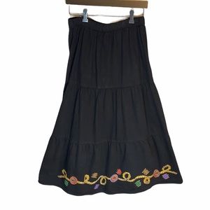 Vintage 90’s Western Maxi Skirt M